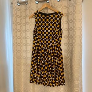 Super cute and stretchy A-line print dress